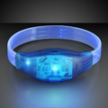 Blank Sound Activated Light Up Blue LED Flashing Bracelet